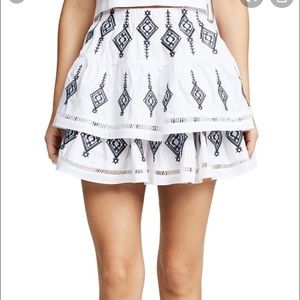 Endless rose tiered mini skirt